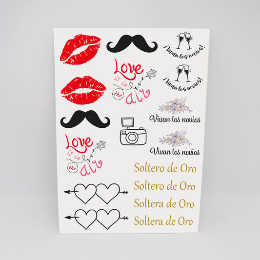 tatuajes temporales boda