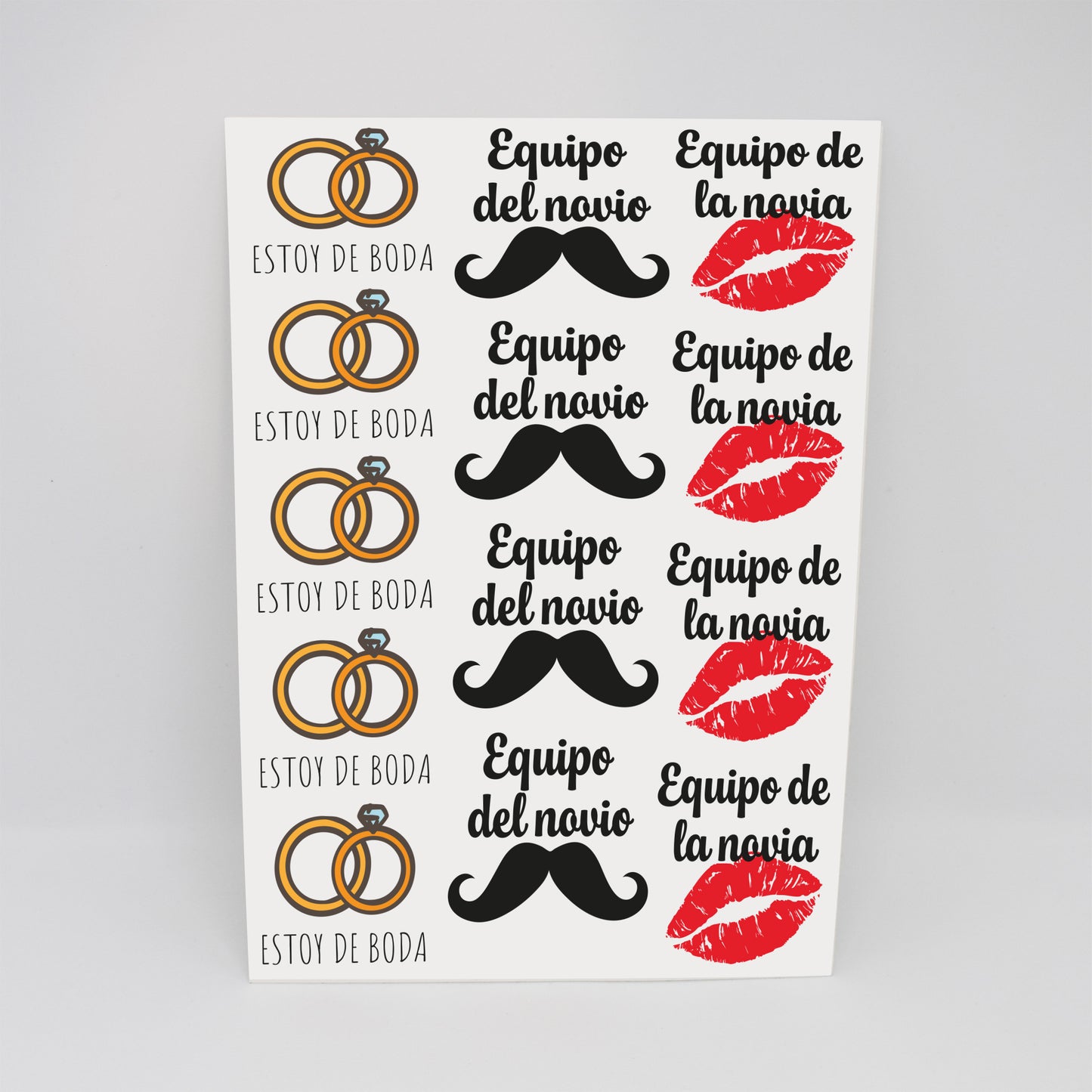 tatuajes temporales boda