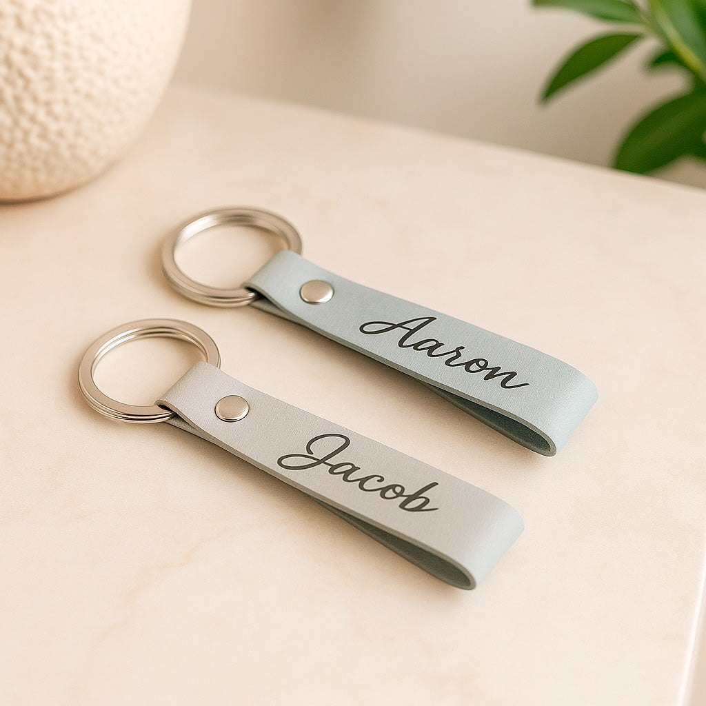Llavero de polipiel personalizado - "ELEGANCE"