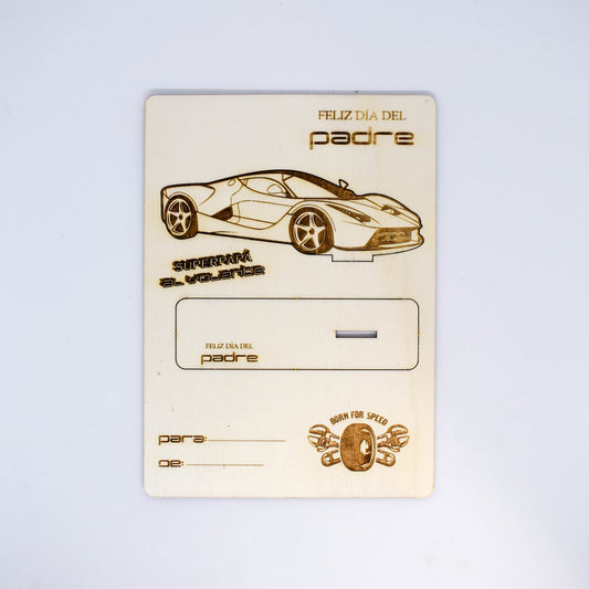 Targeta Superpapa al volant