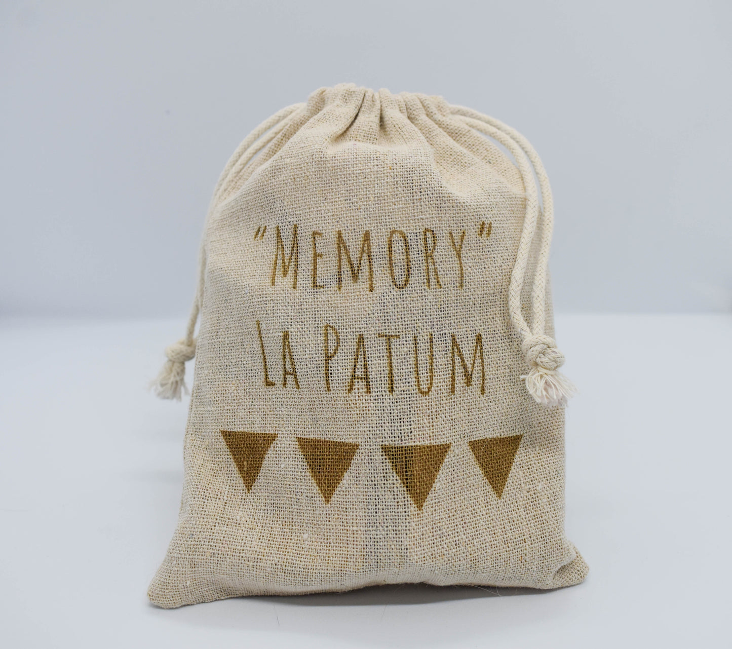 Juego de memoria infantil personalizado de Patum con fichas de madera - con bolsa de lino incluida - Creative Laser