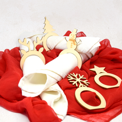 Pack 5 servilleteros Navidad