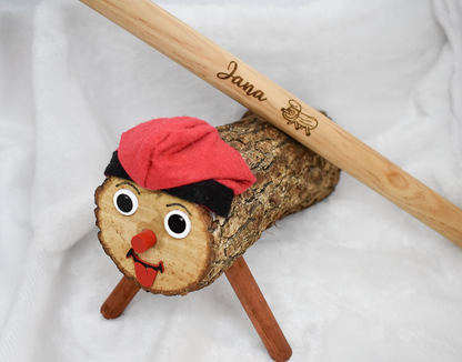 Bastón personalizado para cagar el Tió
