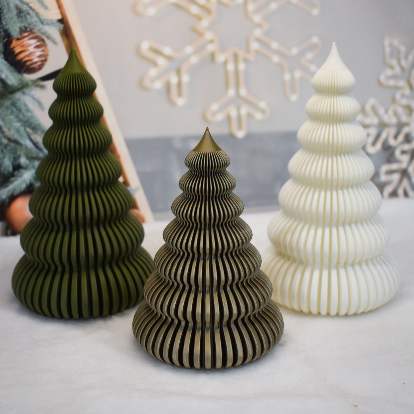 Árbol de Navidad decorativo impreso en 3D