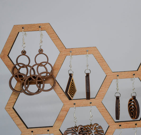 Pendientes de madera